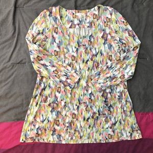 J. Jill Watercolor Tunic